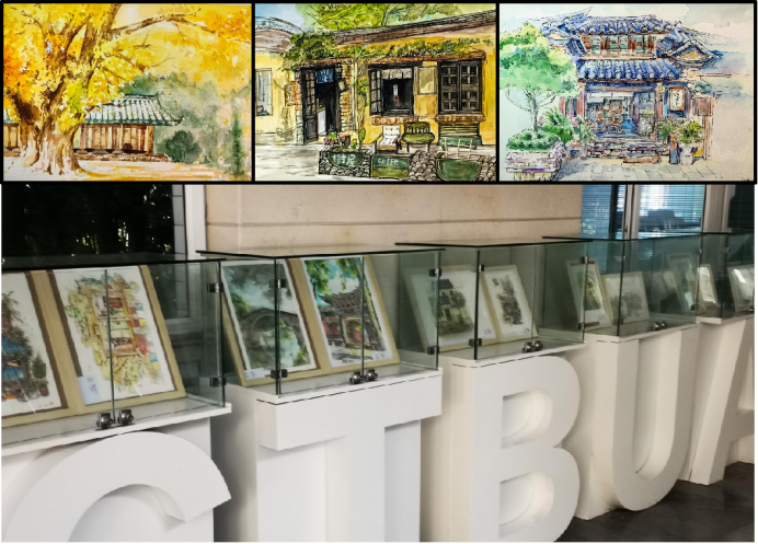公司成功举办2023级视觉传达设计专业《设计基础采风》课程作品展